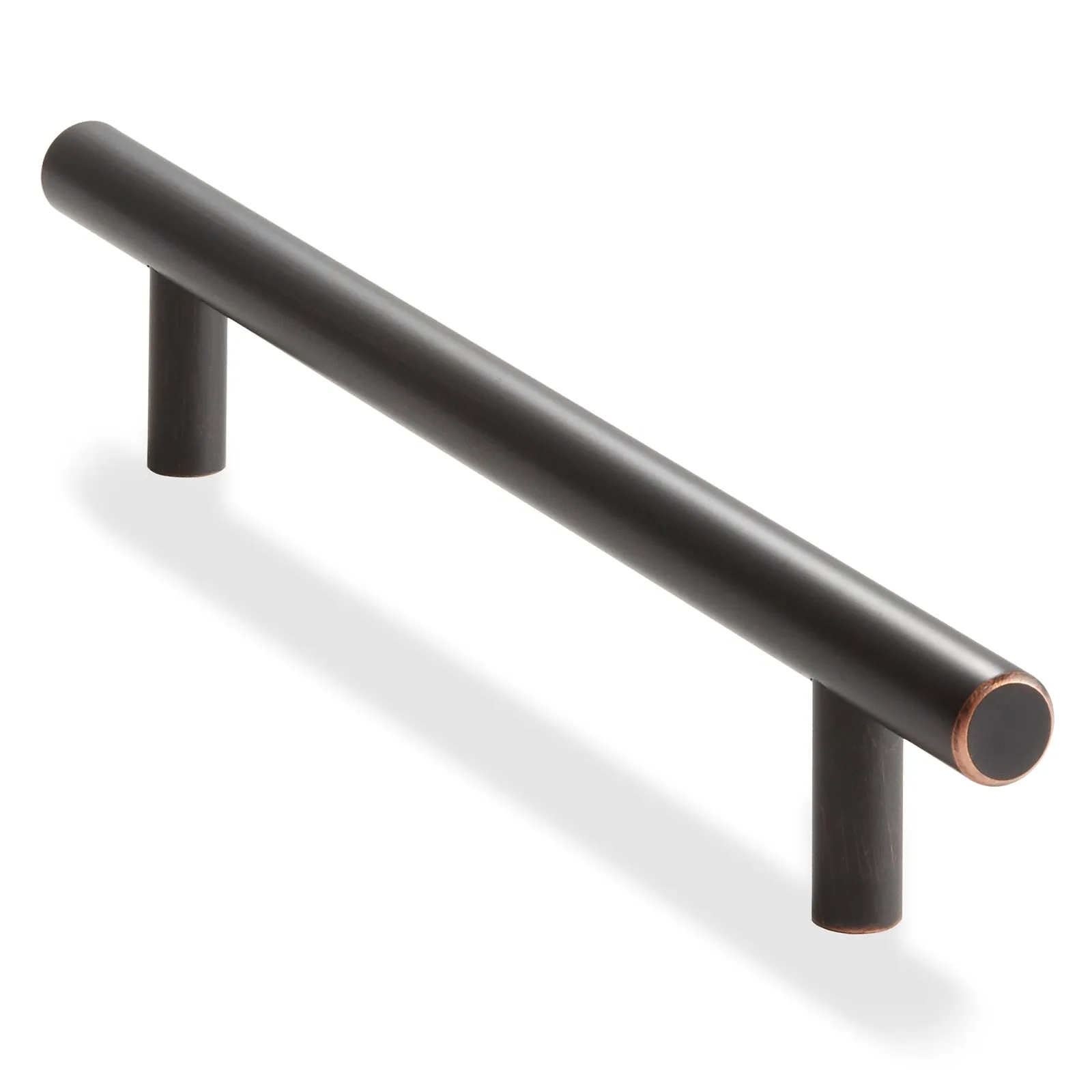 10 Euro Cabinet Pull Oil Rubbed Bronze (6-1/4" Hole Centers)-Cauldham