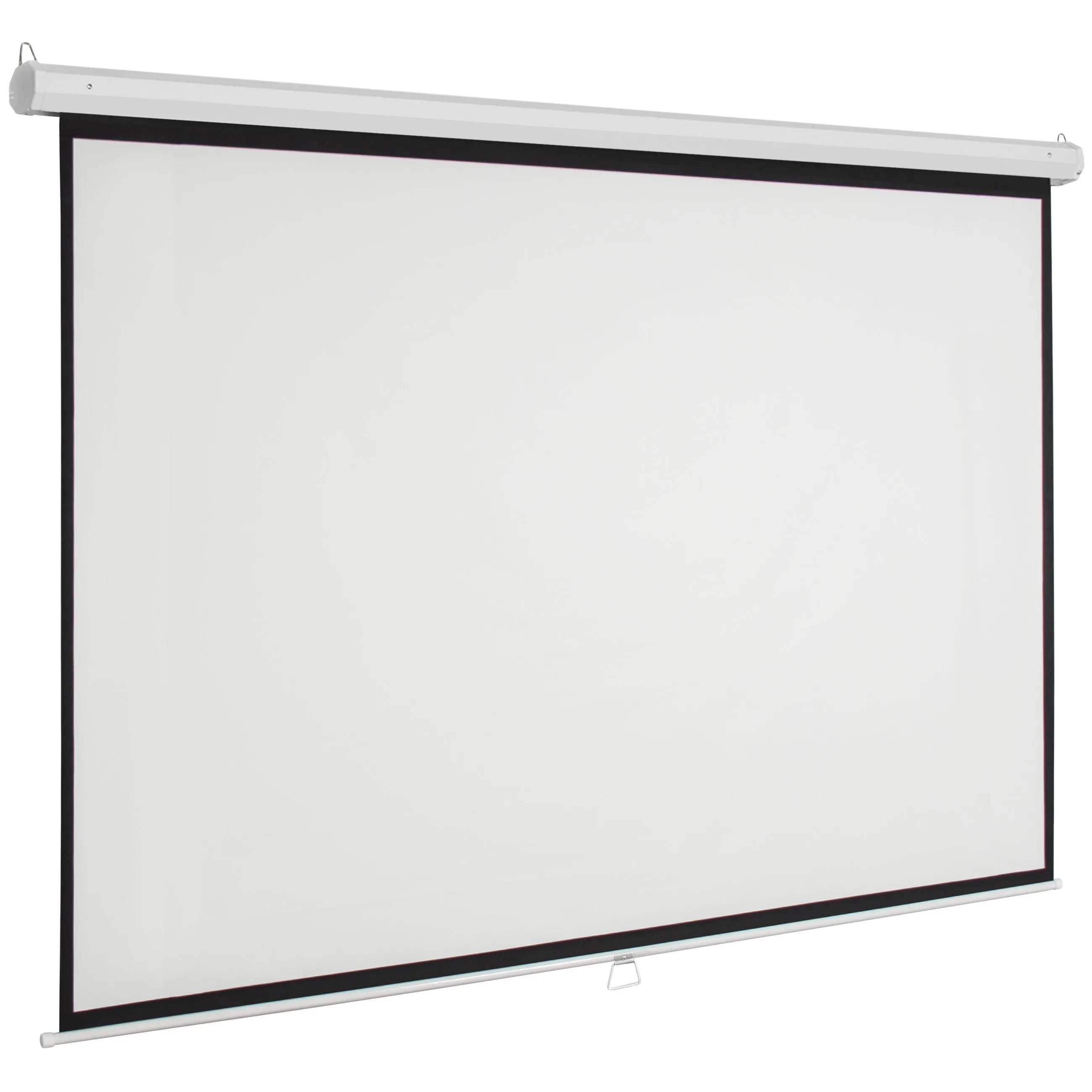 119in HD Pull Down Manual Projector Screen - White