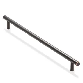 2 Euro Cabinet Pull Oil Rubbed Bronze (15-5/8" Hole Centers)-Cauldham