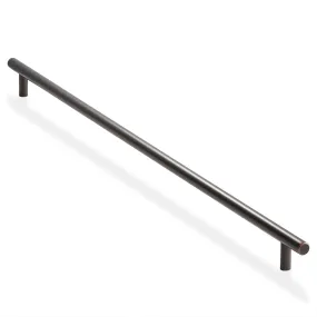 2 Euro Cabinet Pull Oil Rubbed Bronze (21-5/8" Hole Centers)-Cauldham