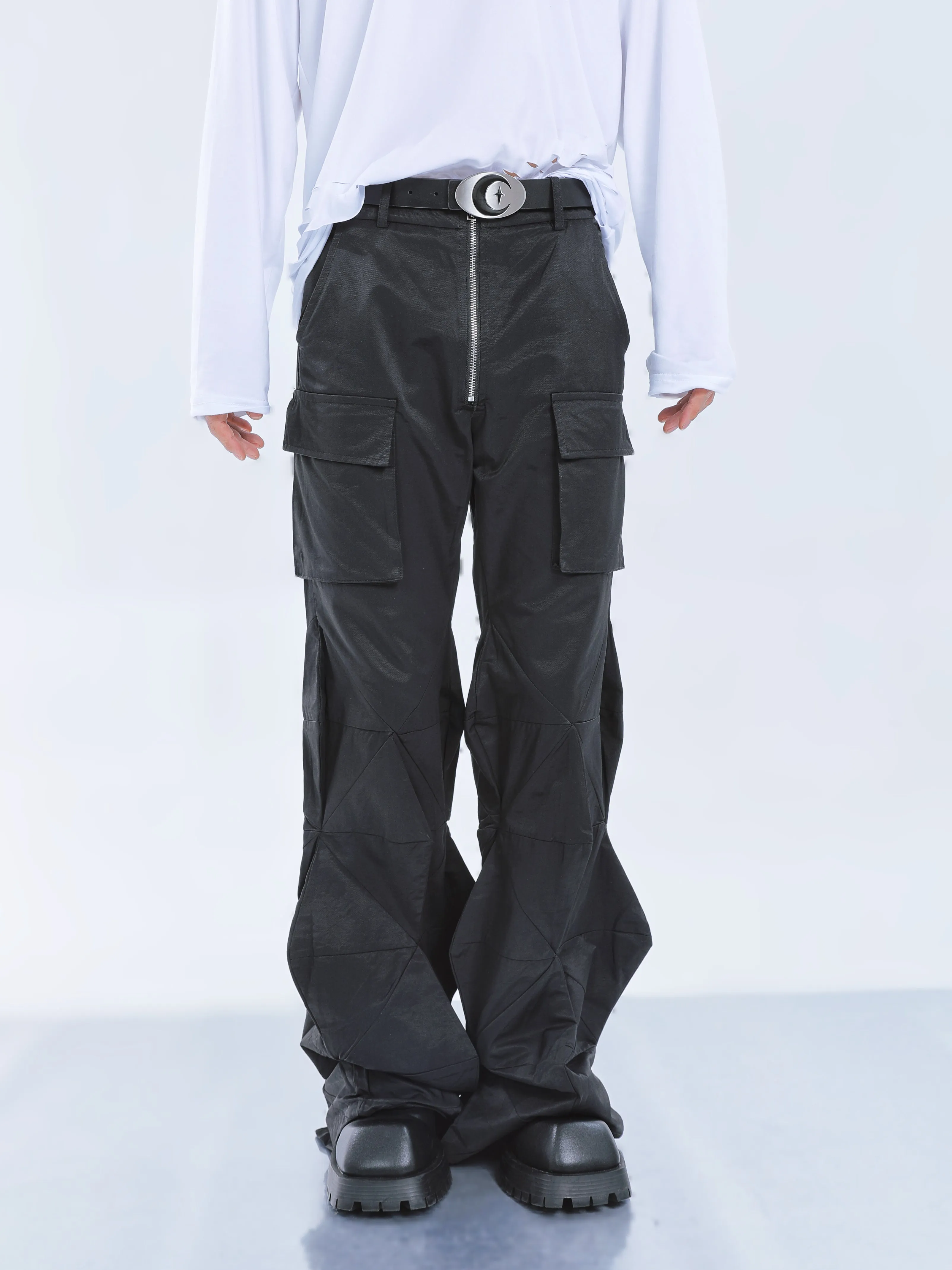 【23s September.】3D Cut Flared Casual Pants