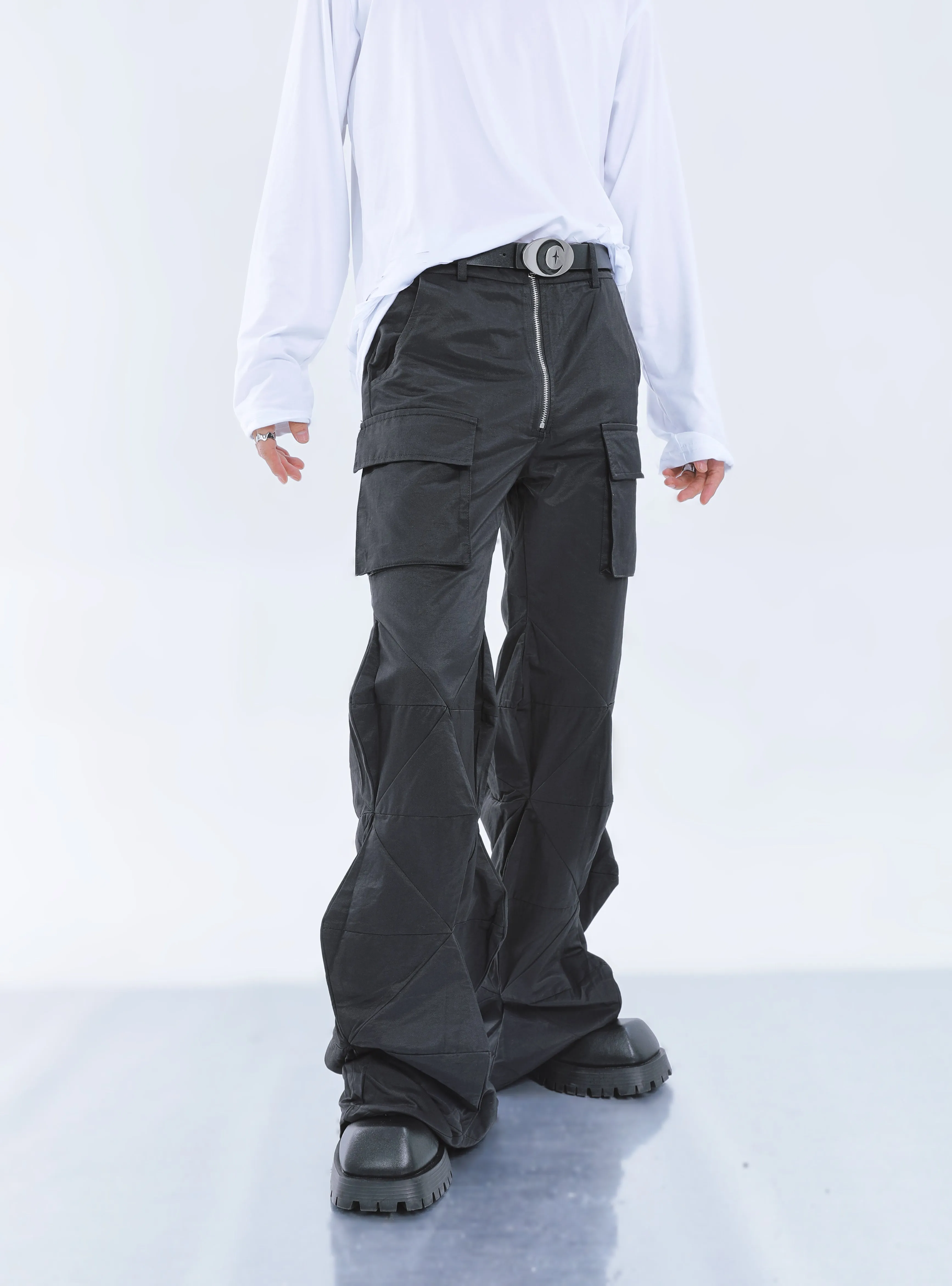 【23s September.】3D Cut Flared Casual Pants