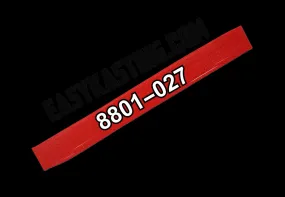 8801-027 Hot Red no flake