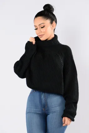 A Woman's Worth Sweater - Black