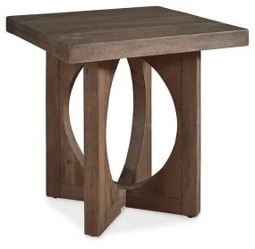 Abbianna Medium Brown End Table