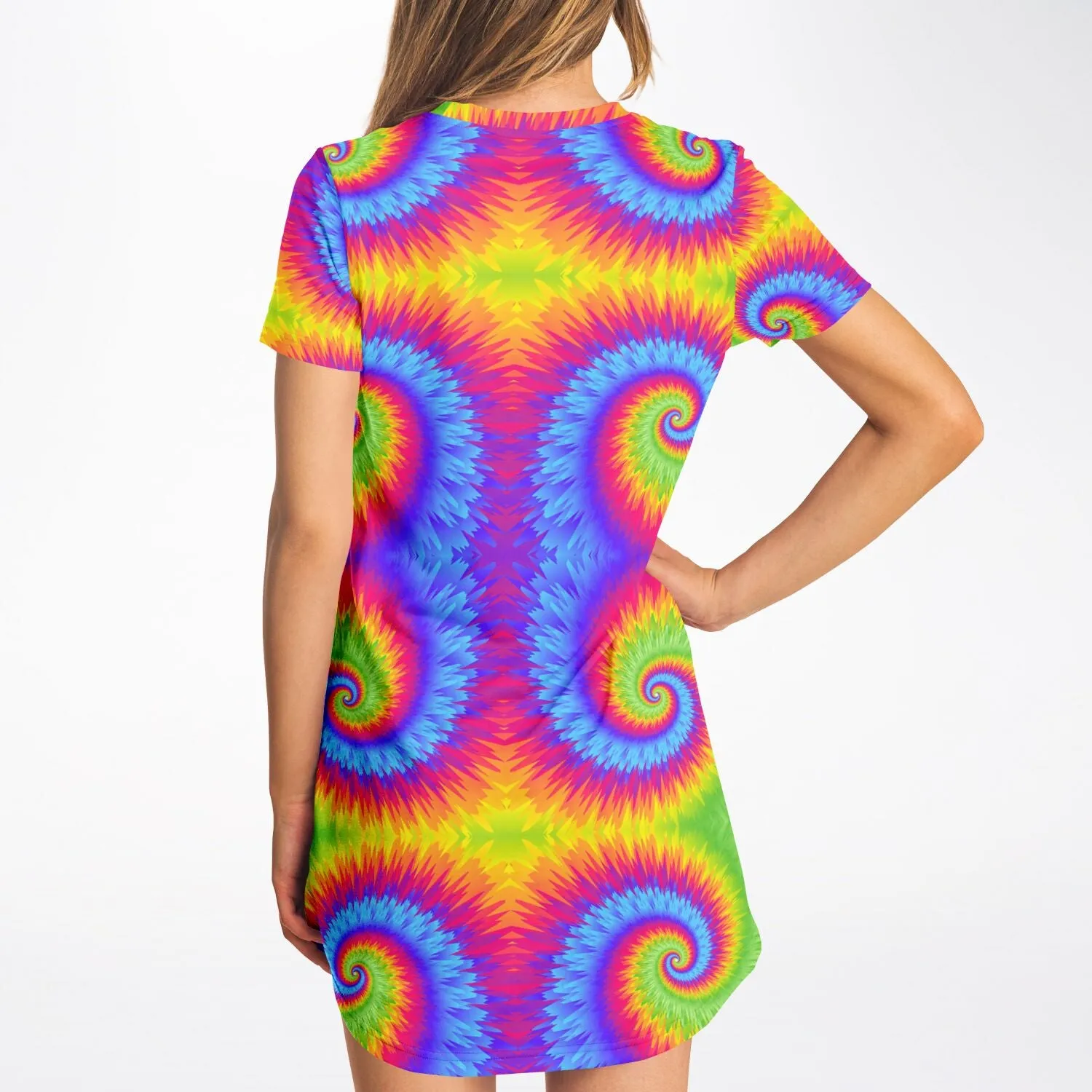 Acid Dreams Owl T-Shirt Dress