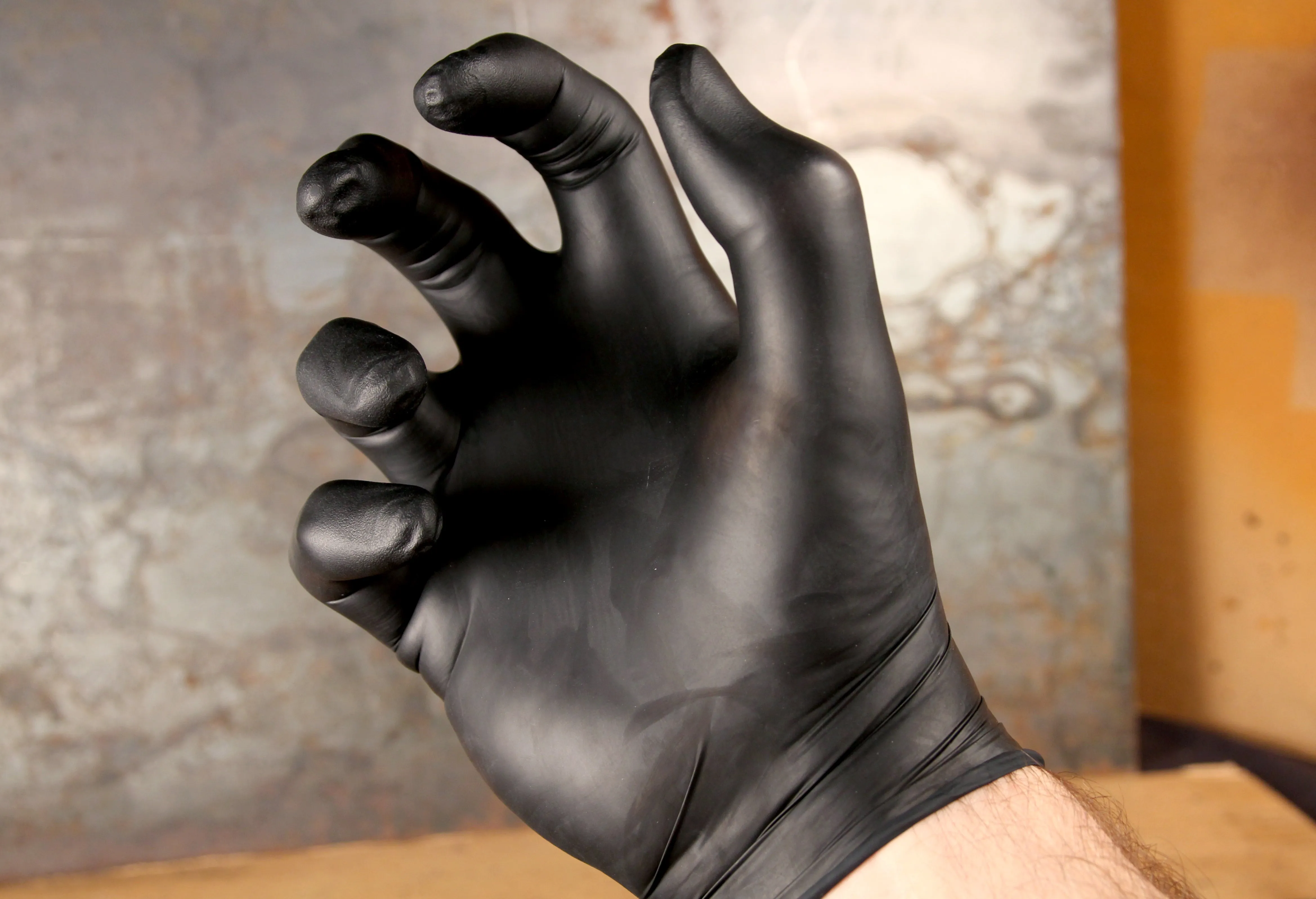 Adenna Shadow Black Nitrile Powder Free Gloves - Box of 100