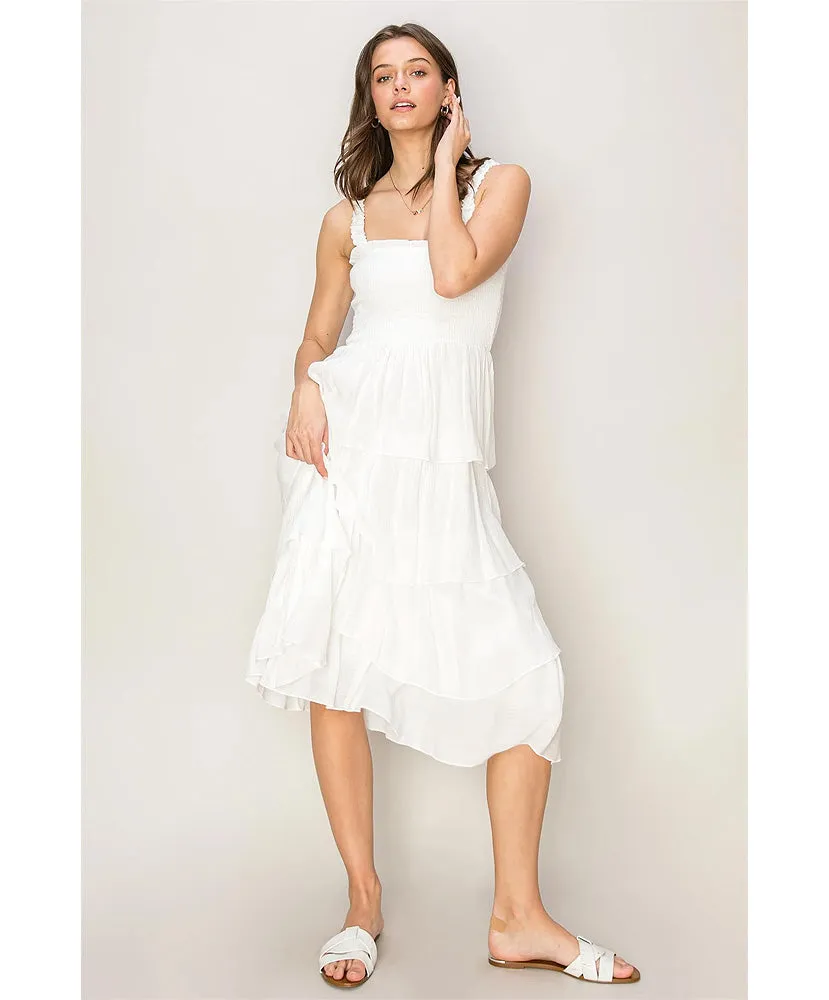 Admire Me Ruffle Midi Dress