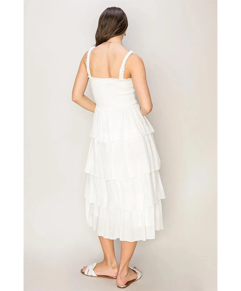 Admire Me Ruffle Midi Dress