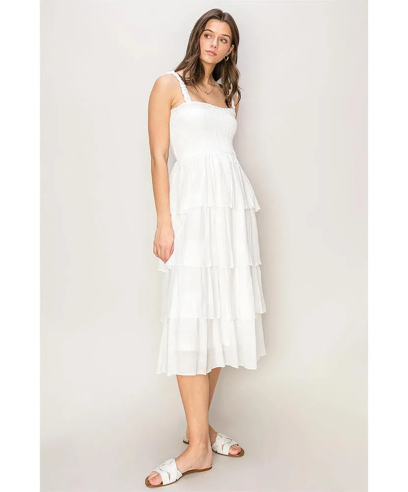 Admire Me Ruffle Midi Dress