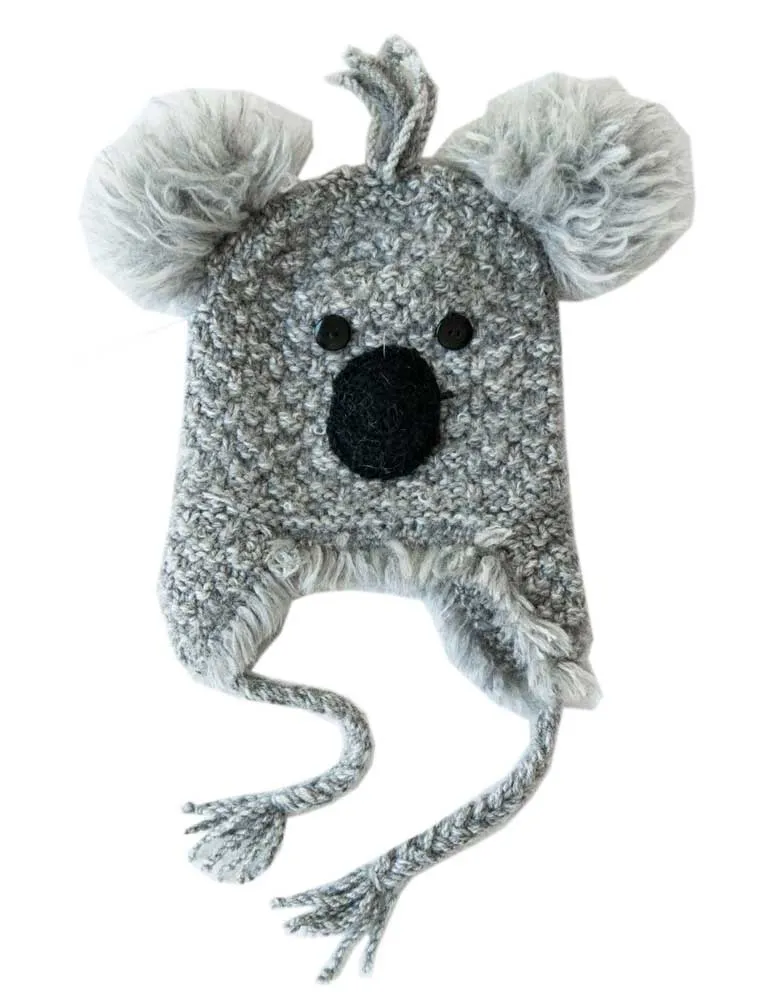 Adorable Hand Knit Kids Animal Hats - Fair Trade