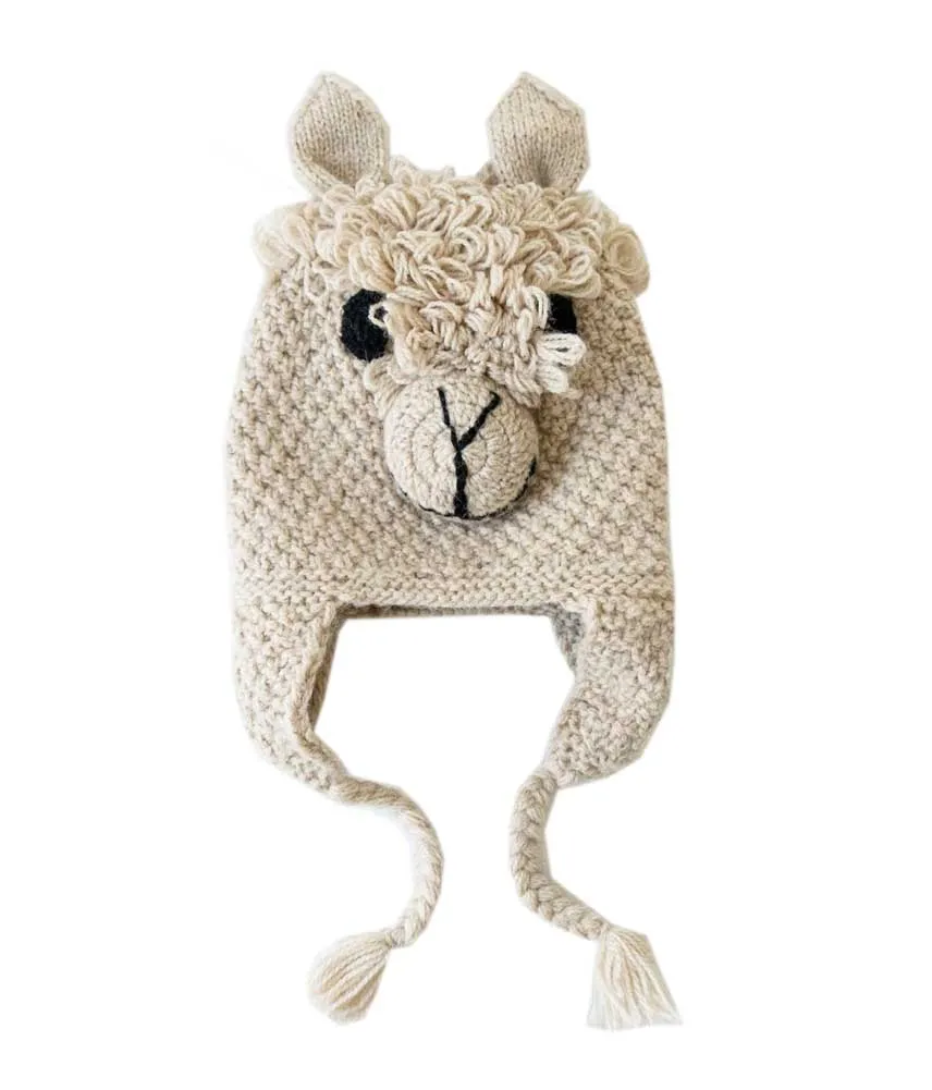 Adorable Hand Knit Kids Animal Hats - Fair Trade