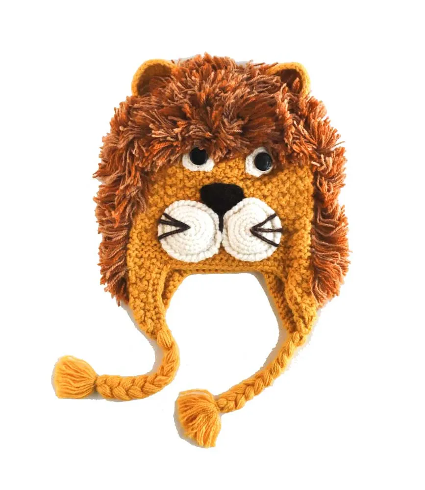 Adorable Hand Knit Kids Animal Hats - Fair Trade