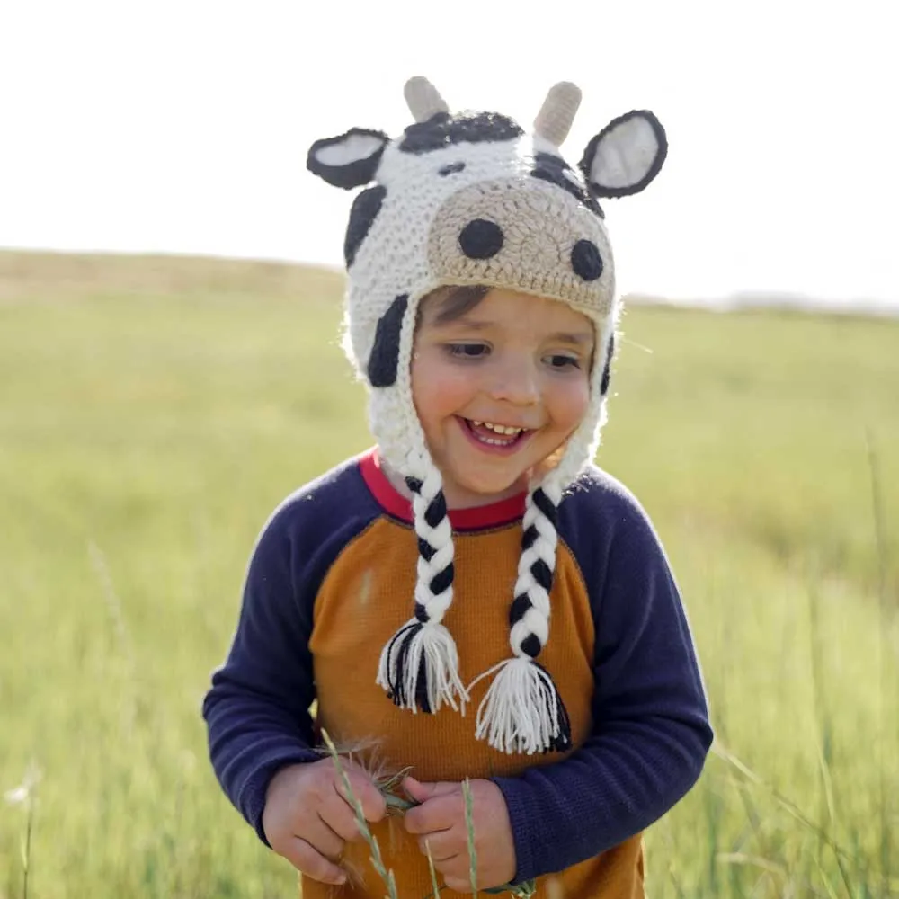 Adorable Hand Knit Kids Animal Hats - Fair Trade