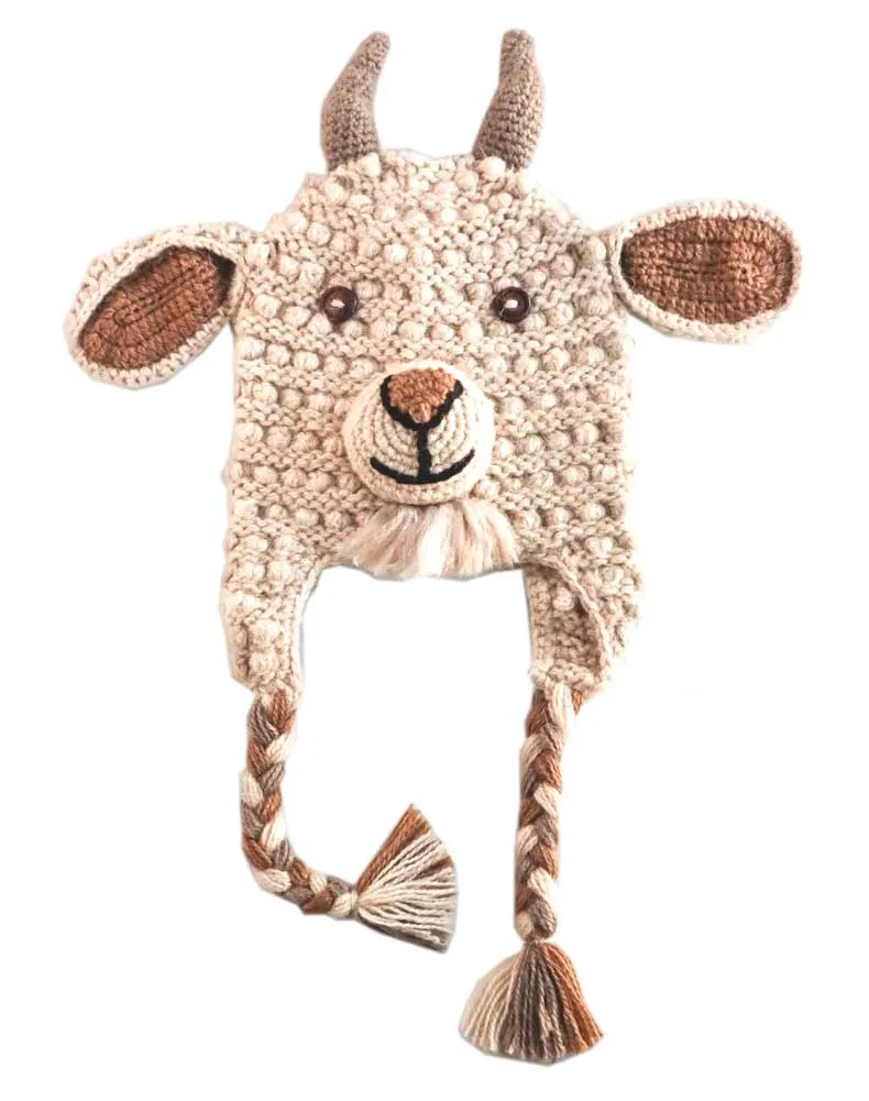 Adorable Hand Knit Kids Animal Hats - Fair Trade