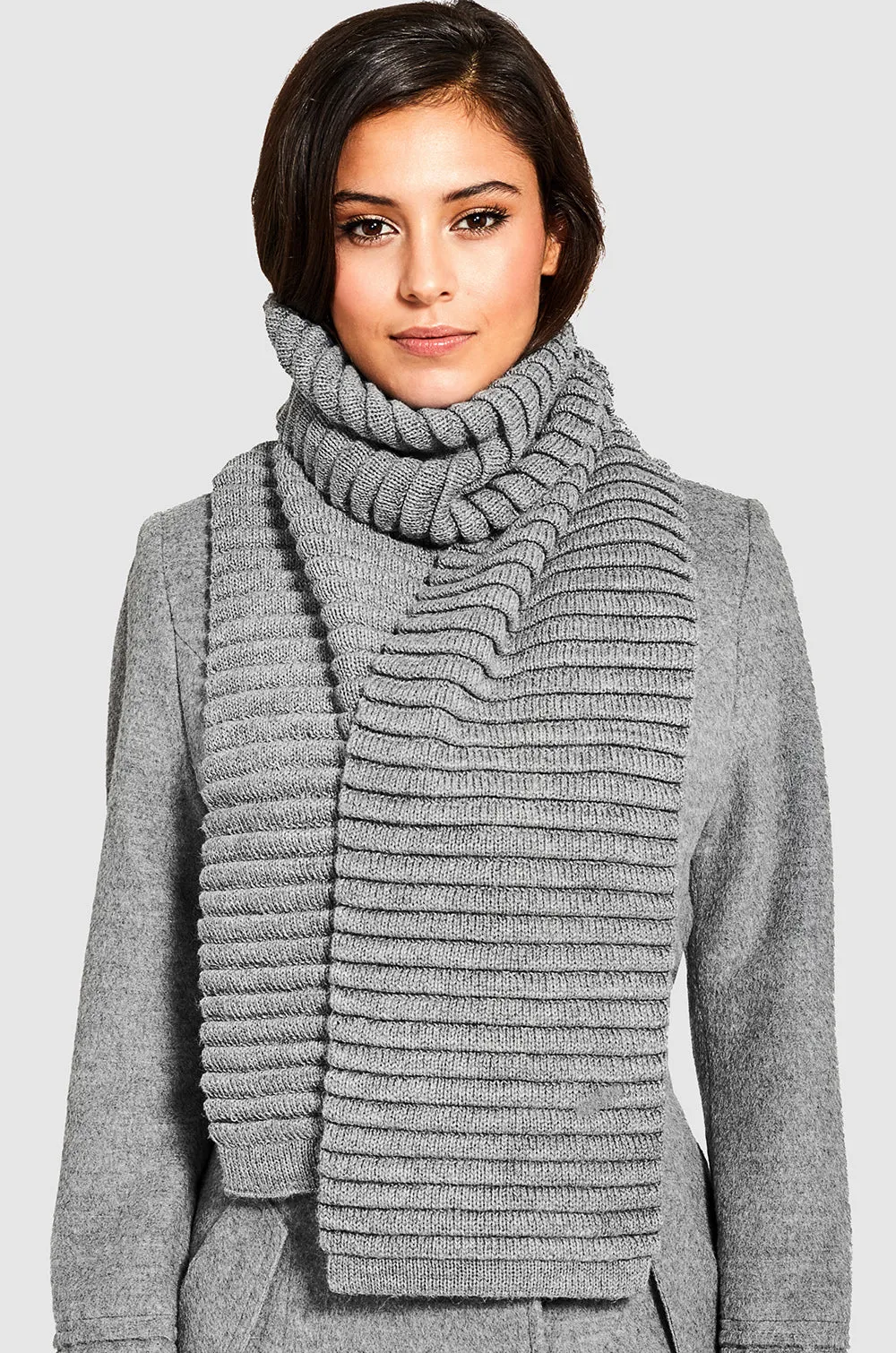 Adult Ribbed Scarf