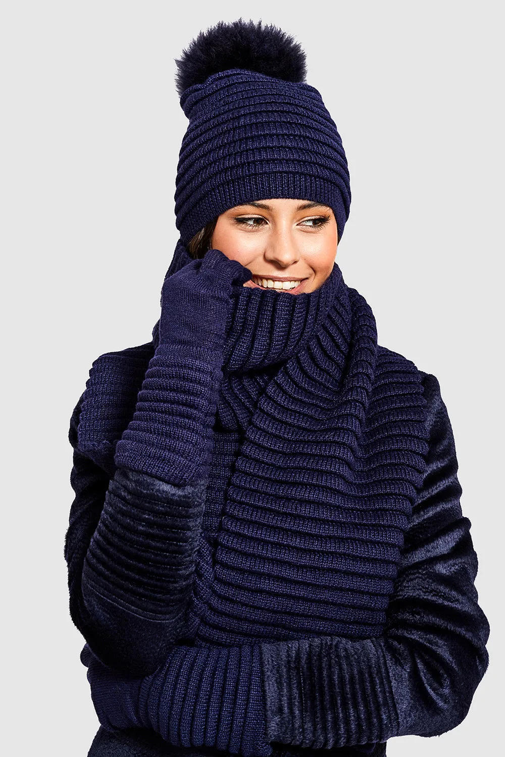 Adult Ribbed Scarf