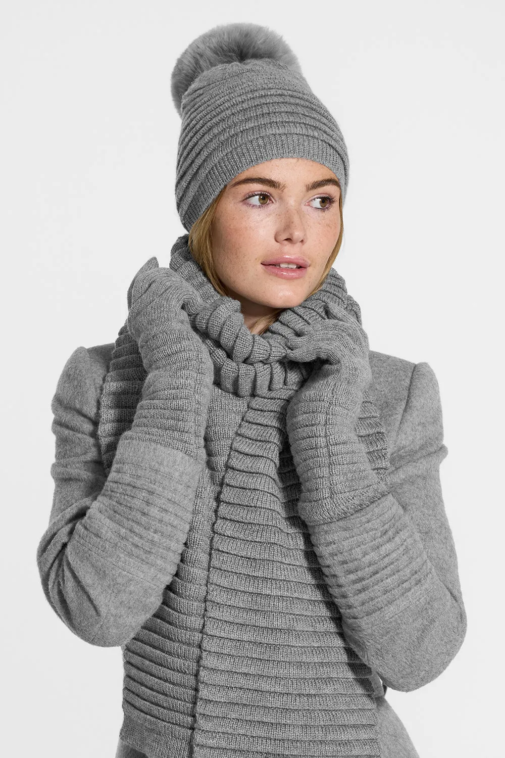 Adult Ribbed Scarf