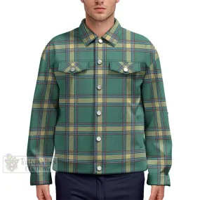 Alberta Province Canada Tartan Unisex Lapel Cotton Jacket