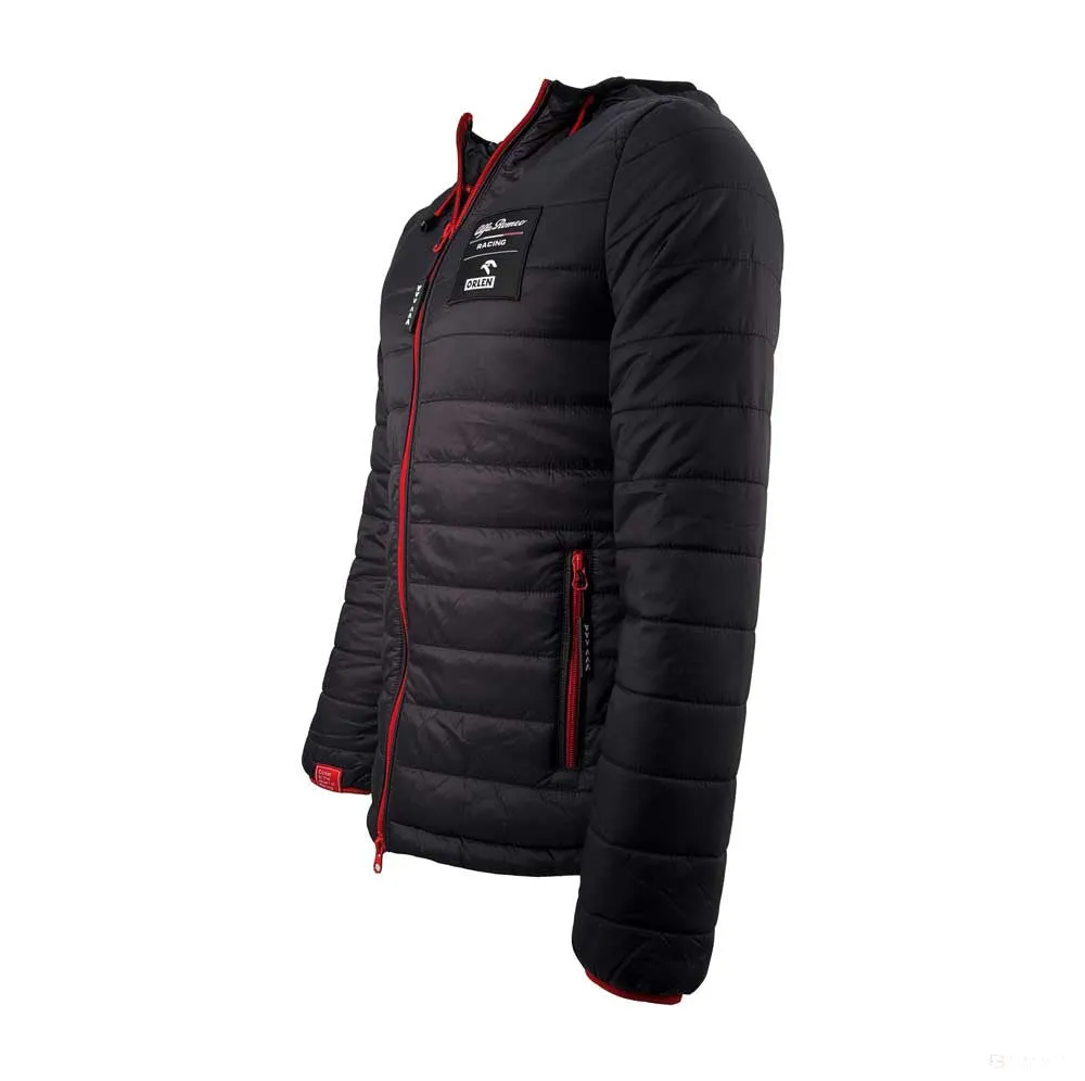 Alfa Romeo Womens Jacket, Quilted, Black, 2020