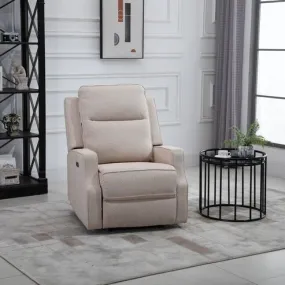 Alzena Fabric Upholstered Recliner Chair | Power Fabric Recliner