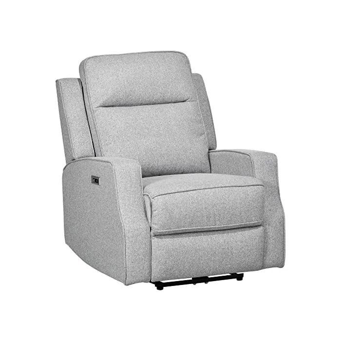 Alzena Fabric Upholstered Recliner Chair | Power Fabric Recliner