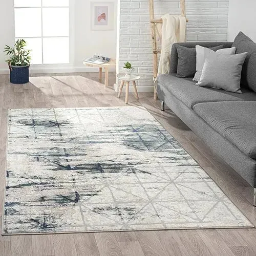 Antalya 82052BLE Blue/Beige Rug