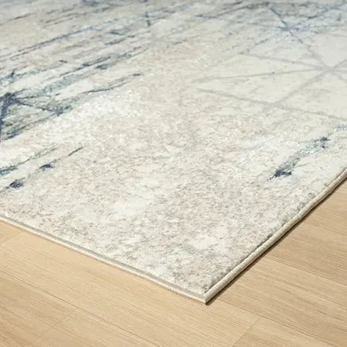 Antalya 82052BLE Blue/Beige Rug