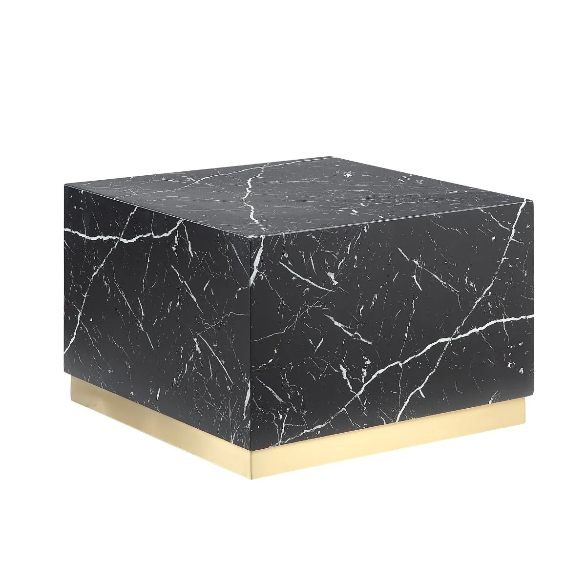 Astraia Black Small Square Coffee Table