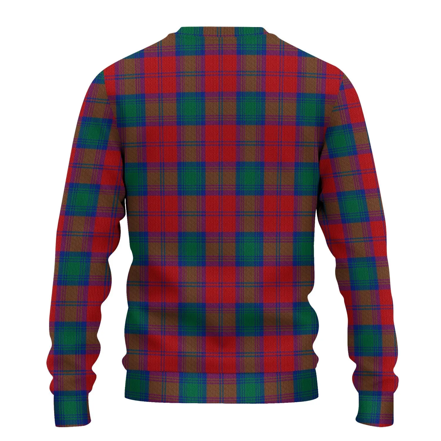 Auchinleck (Affleck) Tartan Ugly Sweater with Family Crest