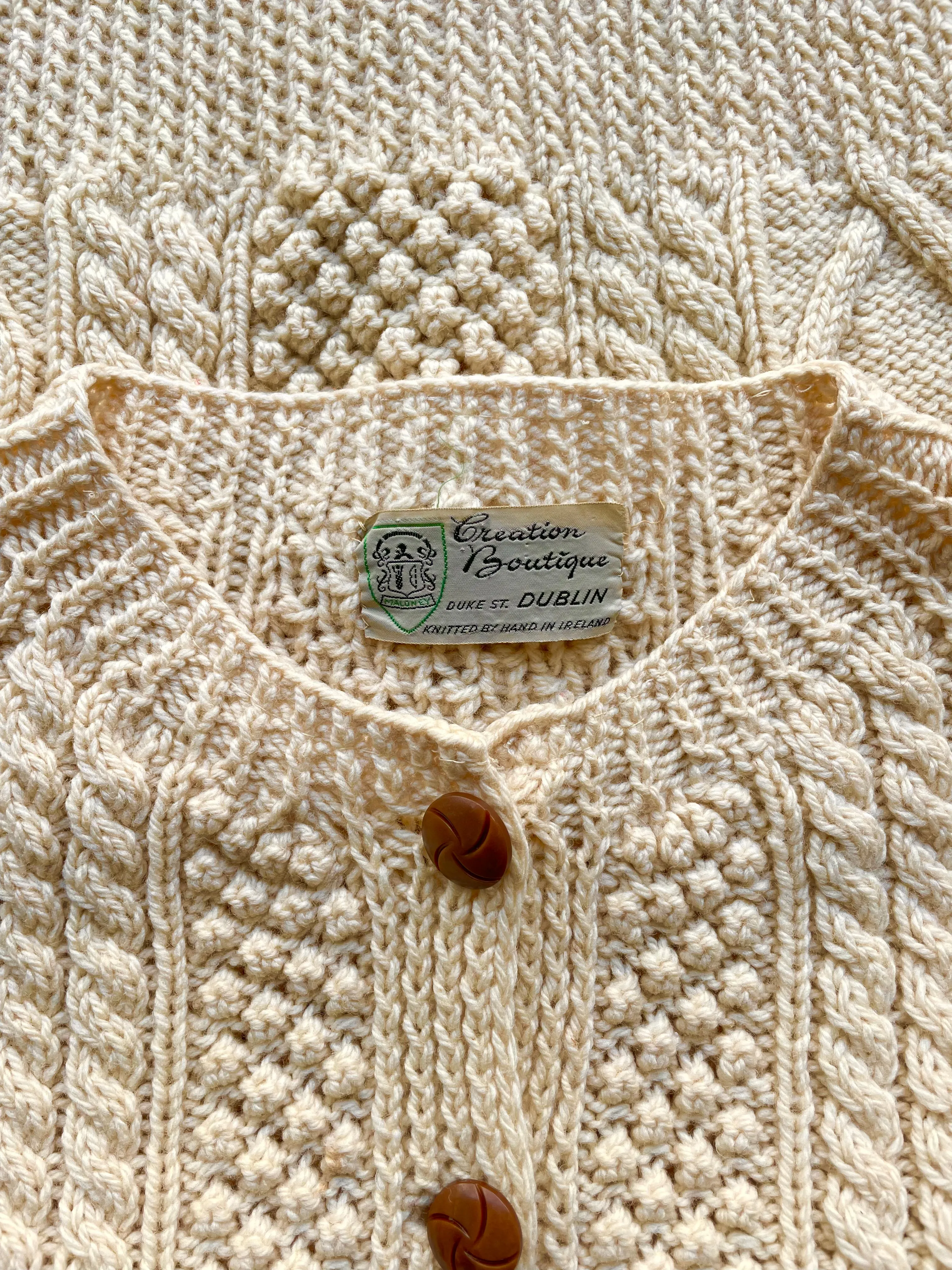 Ballyroan Wool Cardigan | 1960s