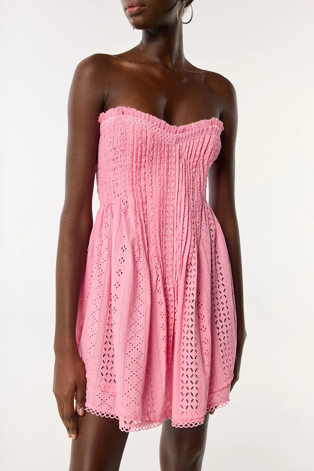 Bandeau Dress Claire - Begonia Pink