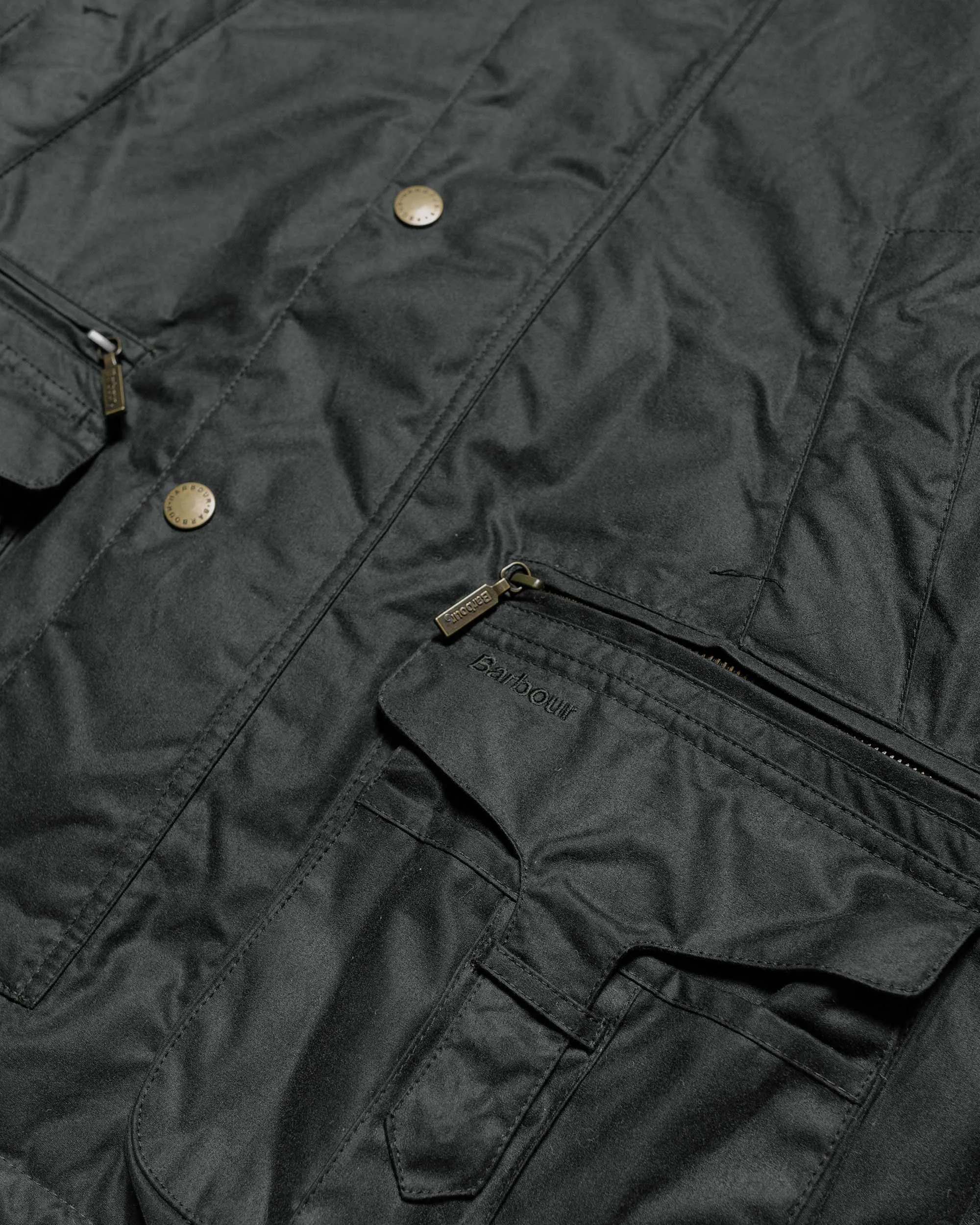 Barbour Modified Beaufort Waxed Jacket Sage