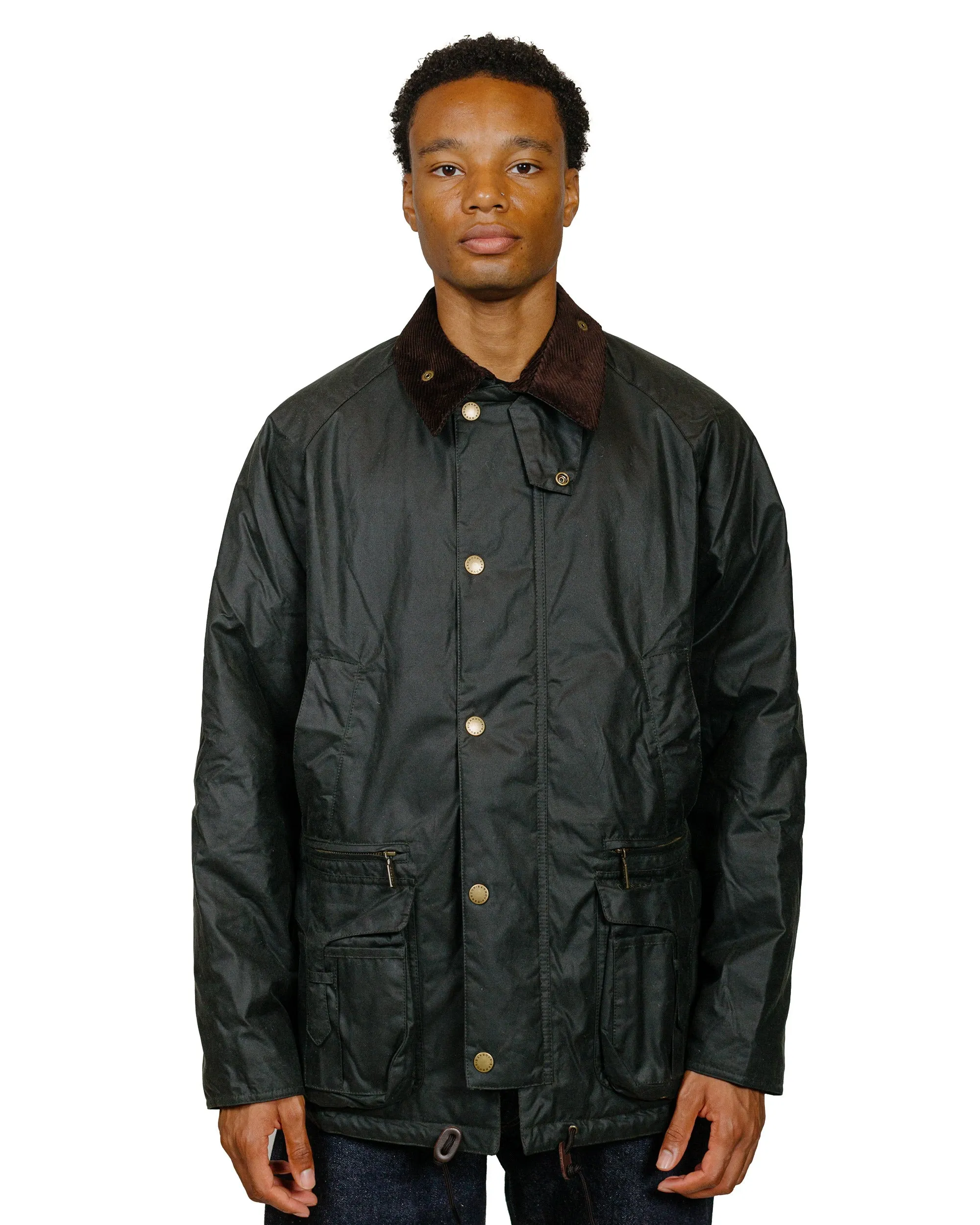 Barbour Modified Beaufort Waxed Jacket Sage