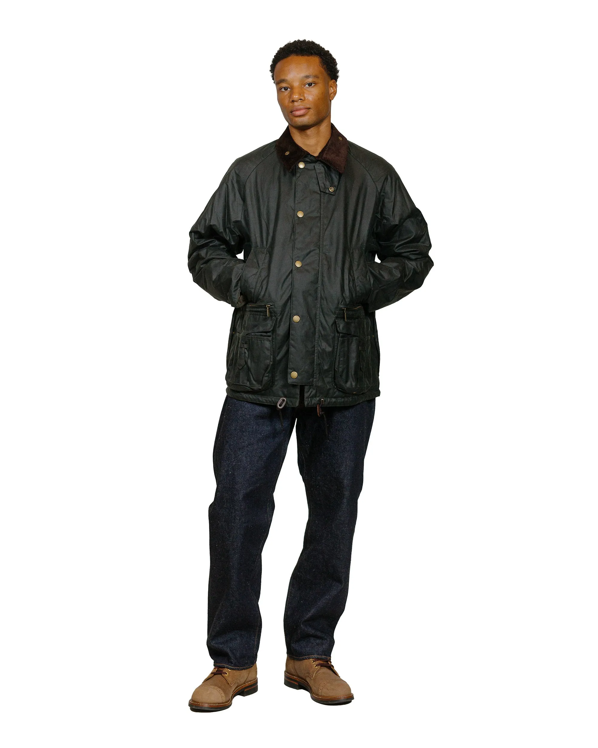 Barbour Modified Beaufort Waxed Jacket Sage