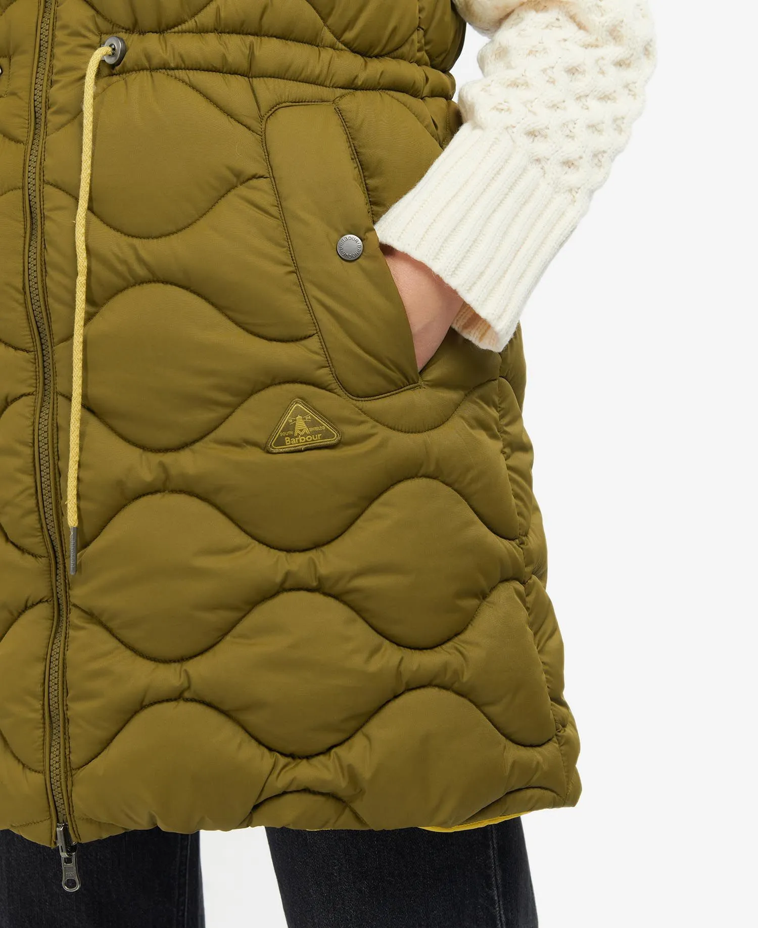 Barbour Women's Reversible Shelly Gilet - Green