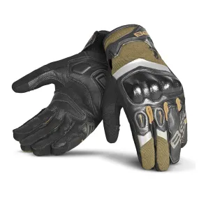 BELA - Daring  Racing  Motorcycle Gloves  Black Green Grey