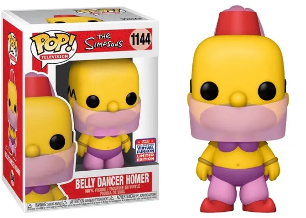 Belly Dancer Homer (The Simpsons) 1144 - 2021 Virtual Funkon Exclusive  [Condition: 7.5/10]