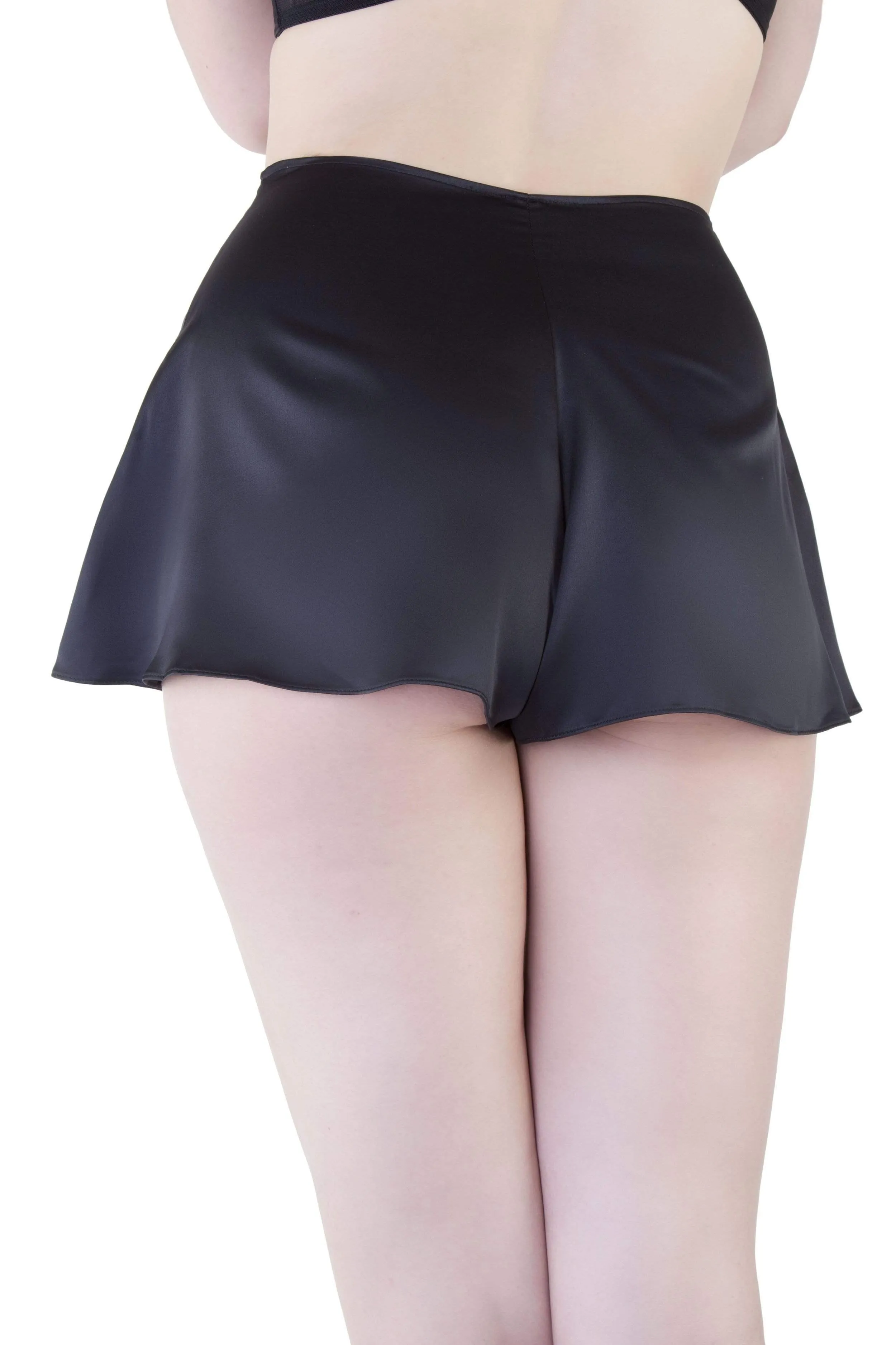 Bettie Page Black French Knicker