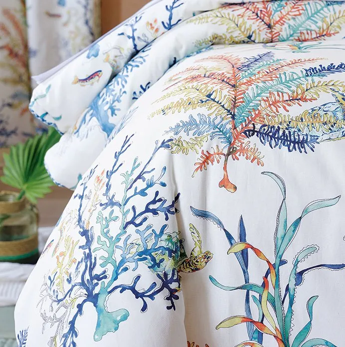 Blue Coral Luxury Bedding Collection