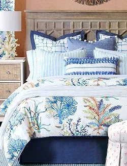 Blue Coral Luxury Bedding Collection