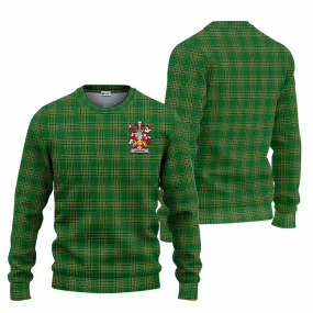 Bodkin Irish Clan Tartan Knitted Sweater with Coat of Arms