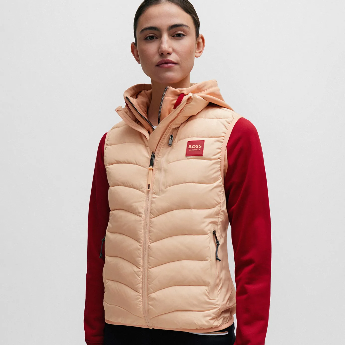 BOSS Equestrian Lynn Gilet - Peach Nougat