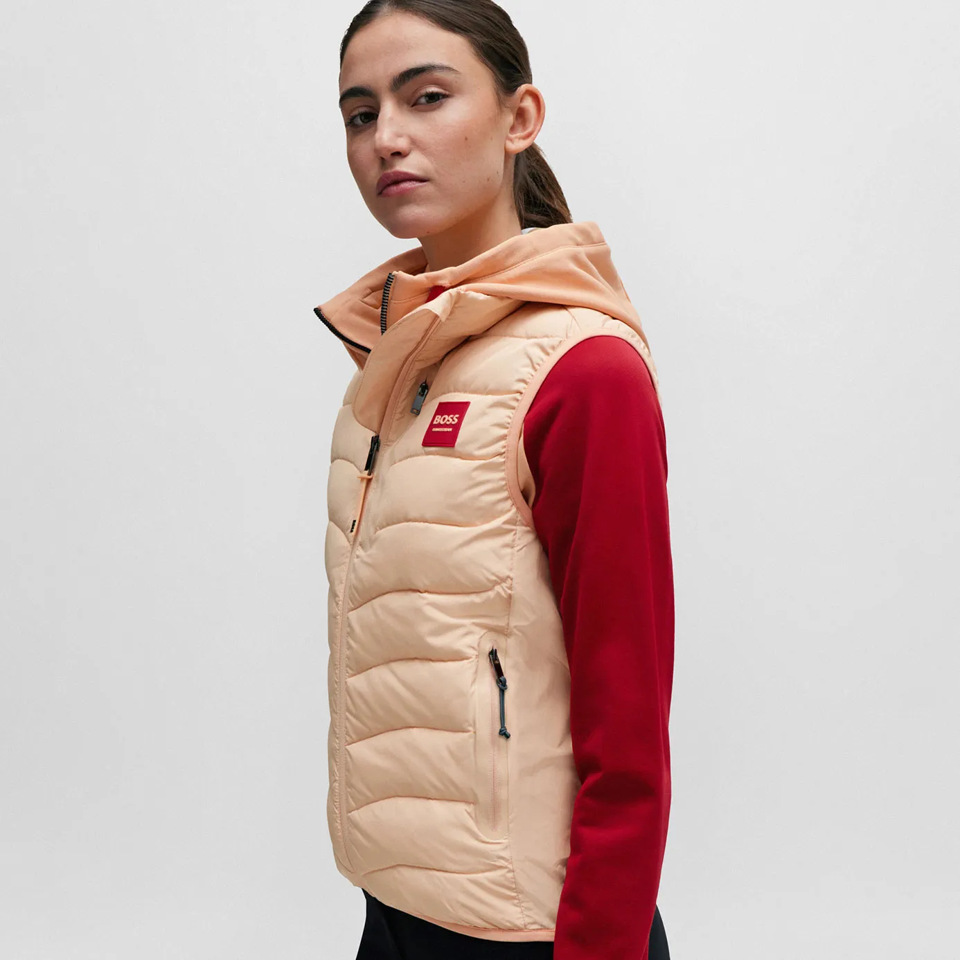 BOSS Equestrian Lynn Gilet - Peach Nougat