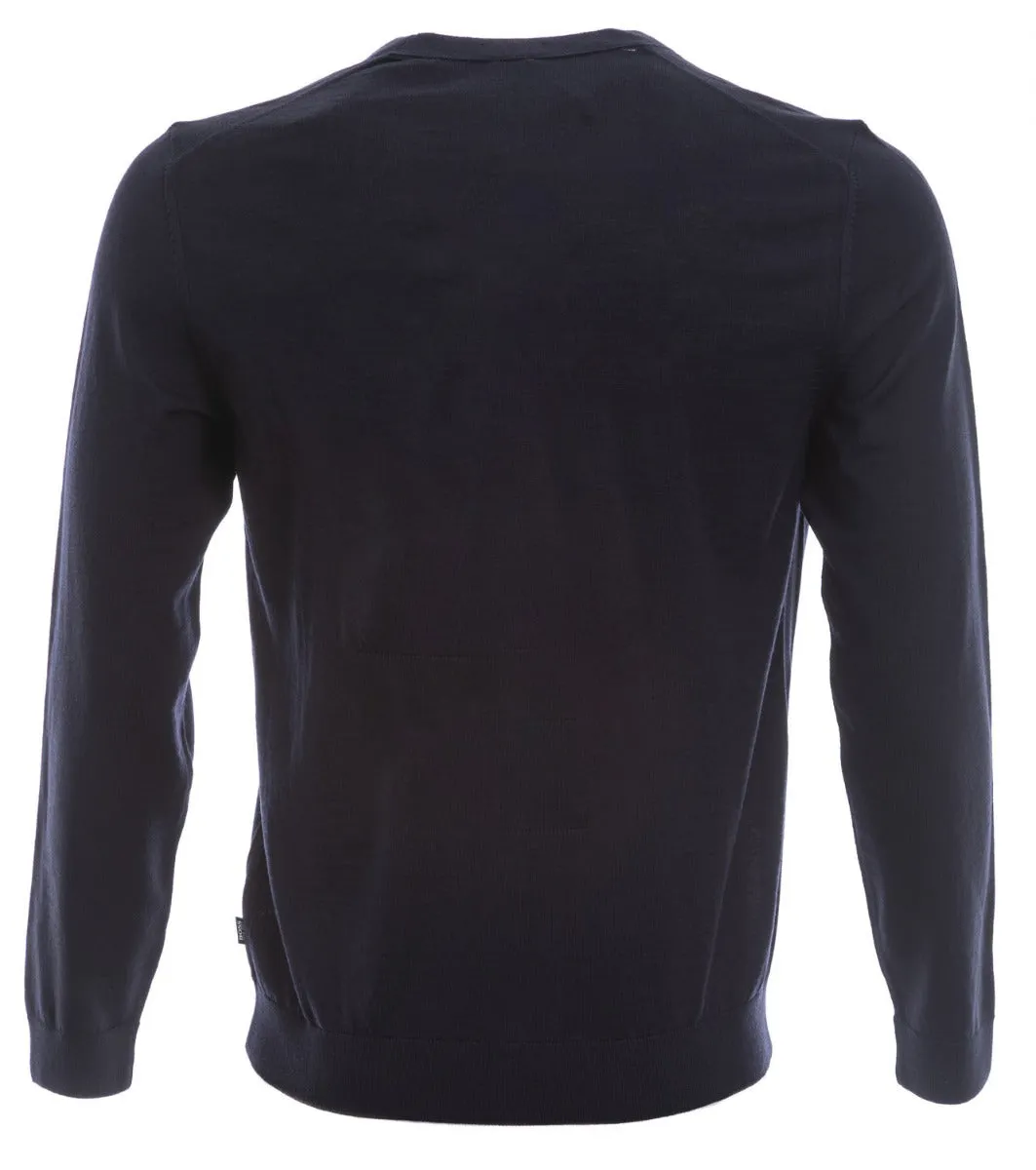 BOSS Mardon-E Knitwear in Navy