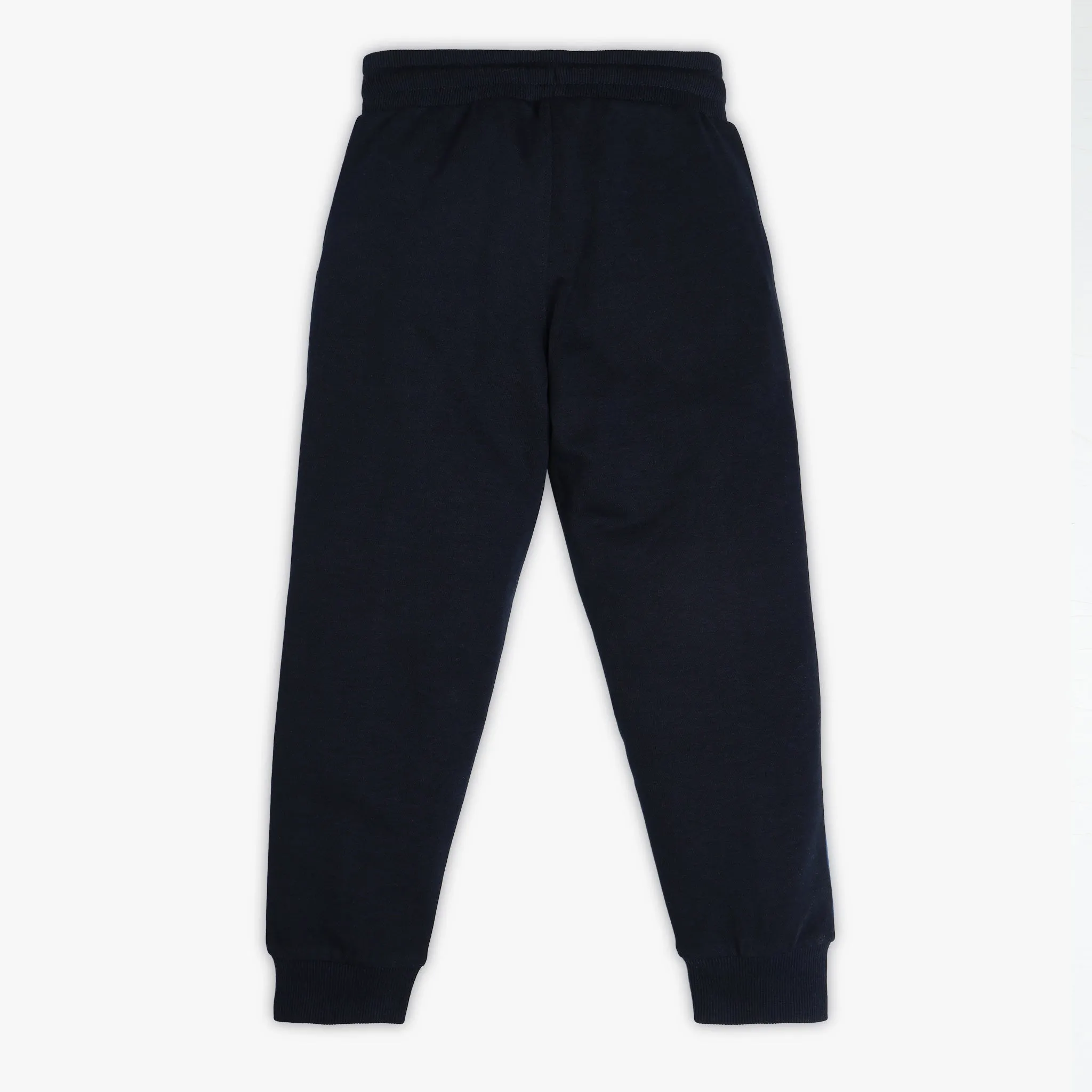 Boys Regular Fit Solid Mid Rise Trackpants