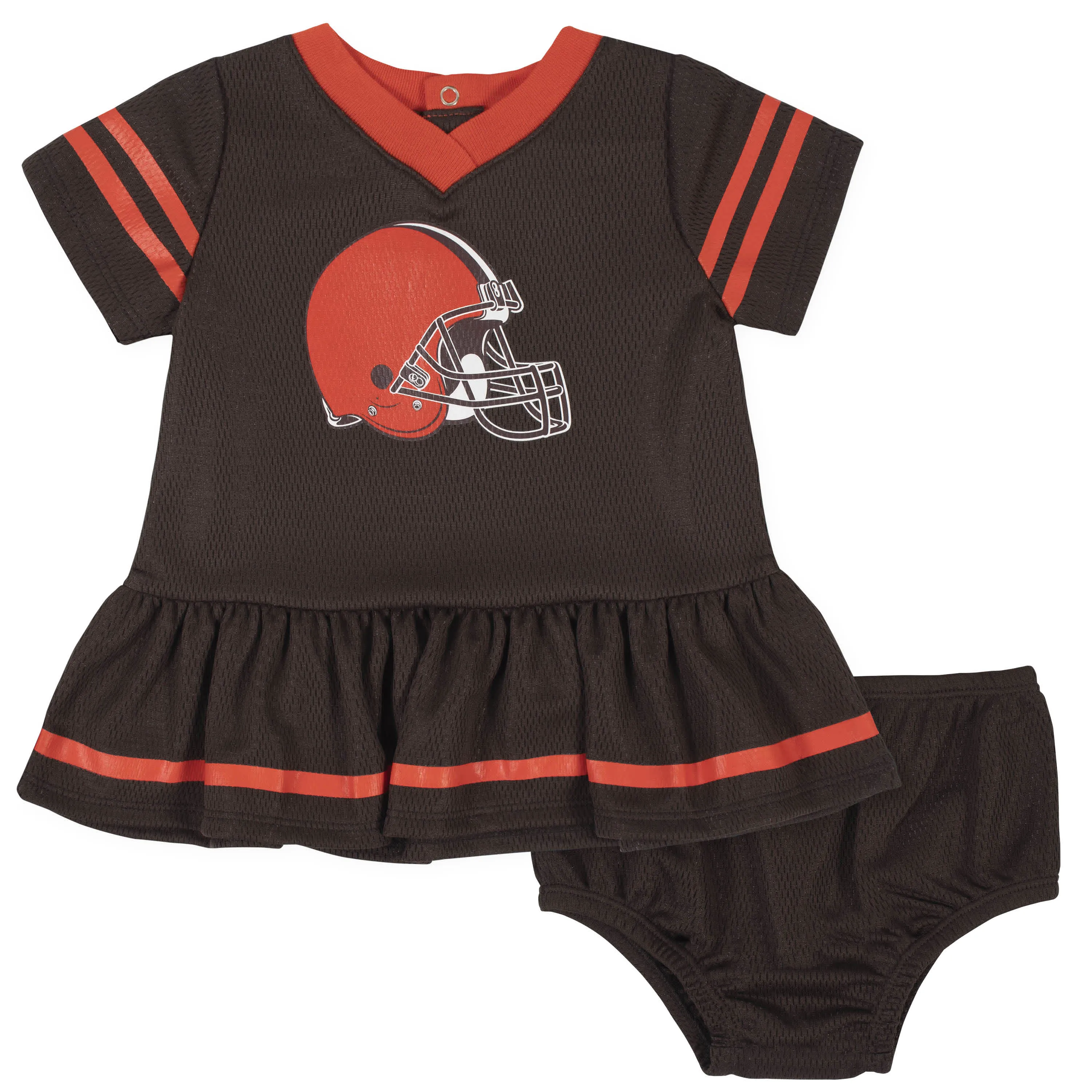 Browns Baby Girl Team Dress with Bloomers