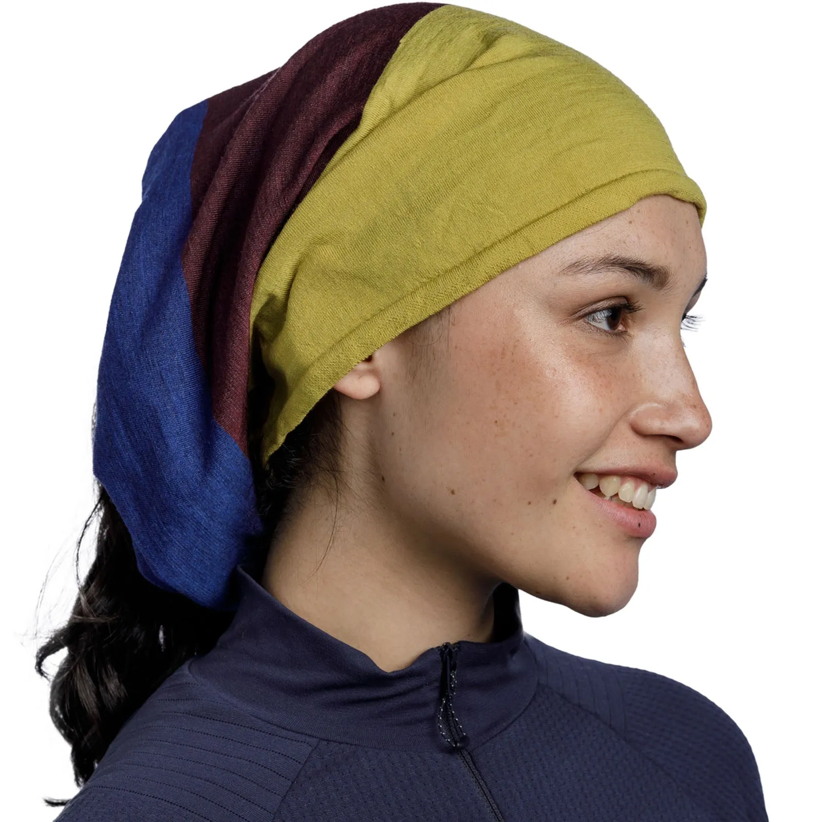 Buff Unisex Merino Wool Colourblock Move Bandana Scarf