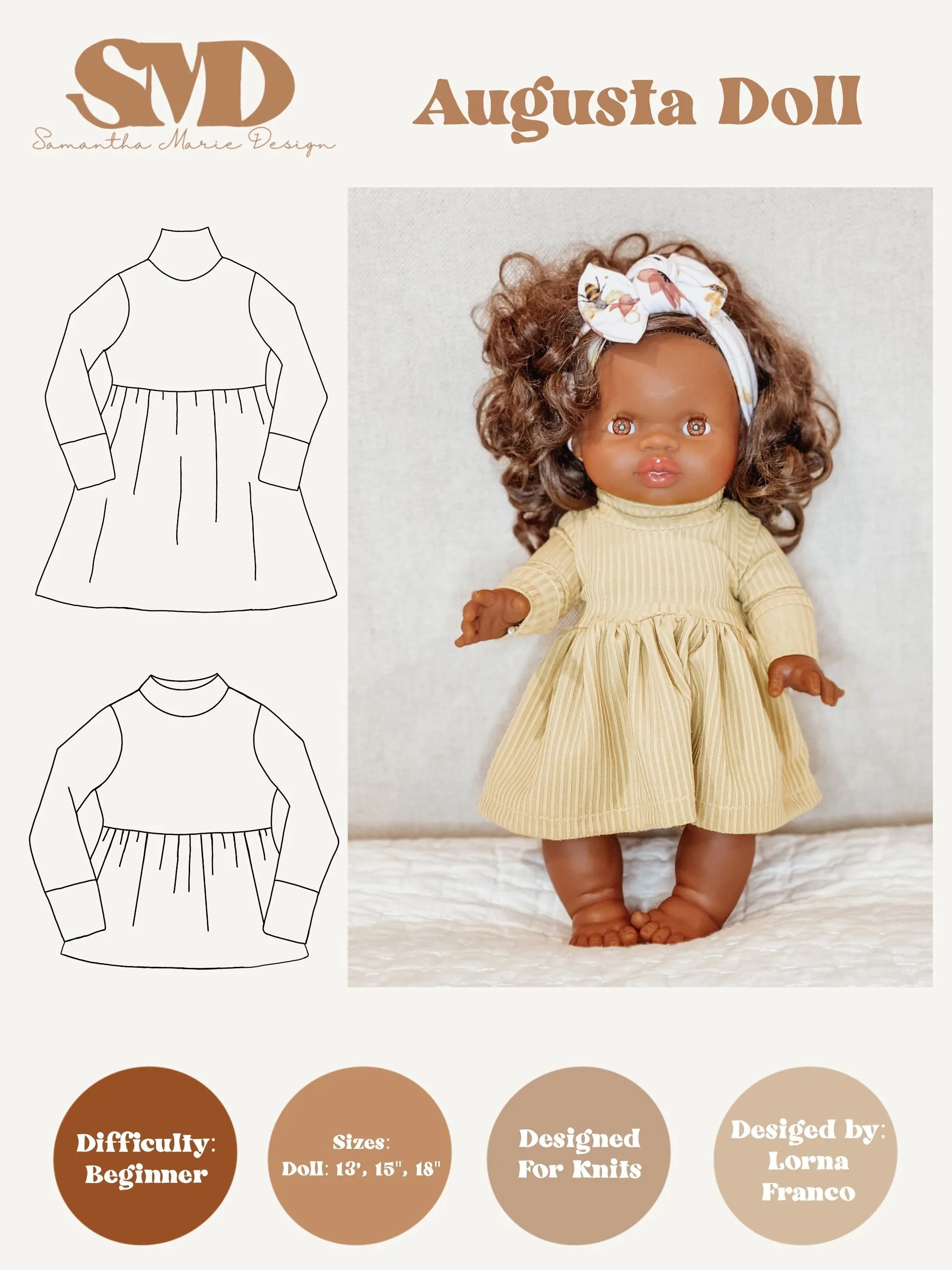 Bundle Augusta & Doll Digital Sewing Pattern