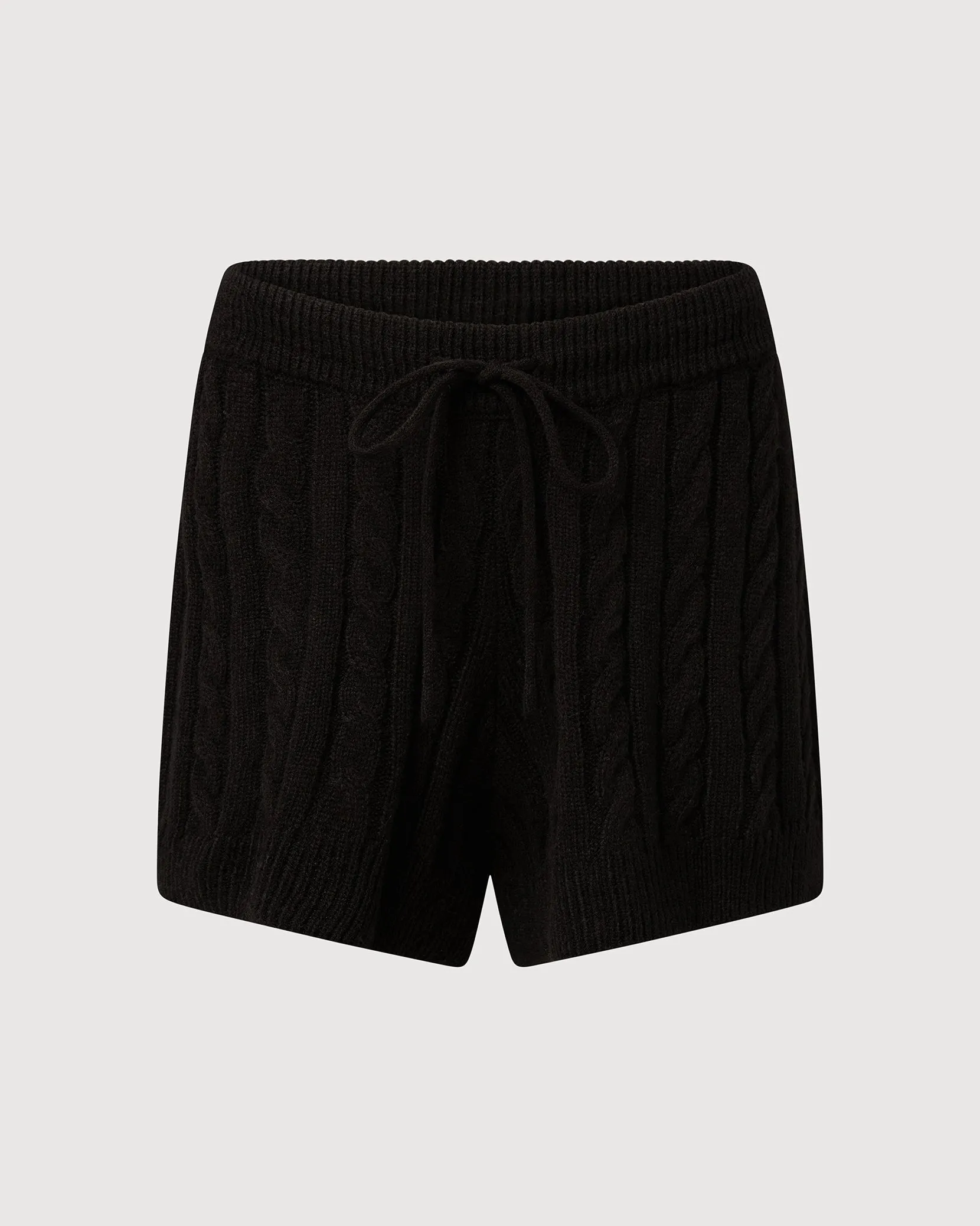 Cable Sweater Short